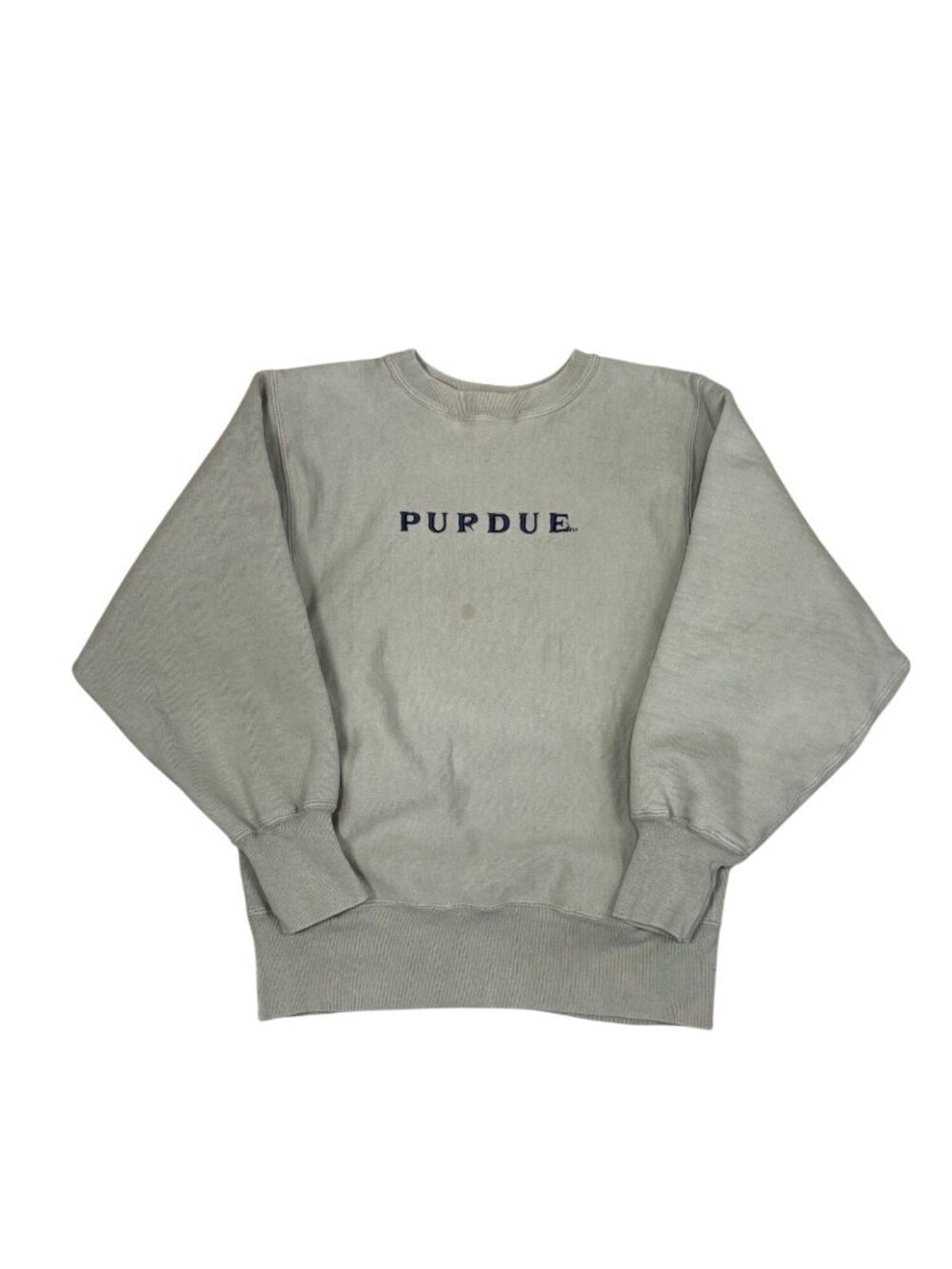 Vintage 90s Champion Reverse Weave Purdue University Crewneck Sweatshirt Green M